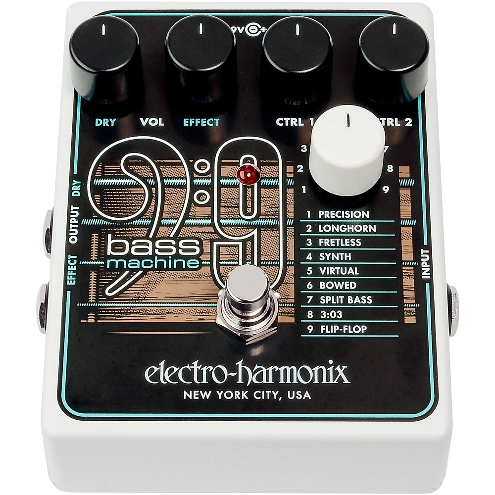 ElectroHarmonix BASS9 Bass Machine Effects Pedal