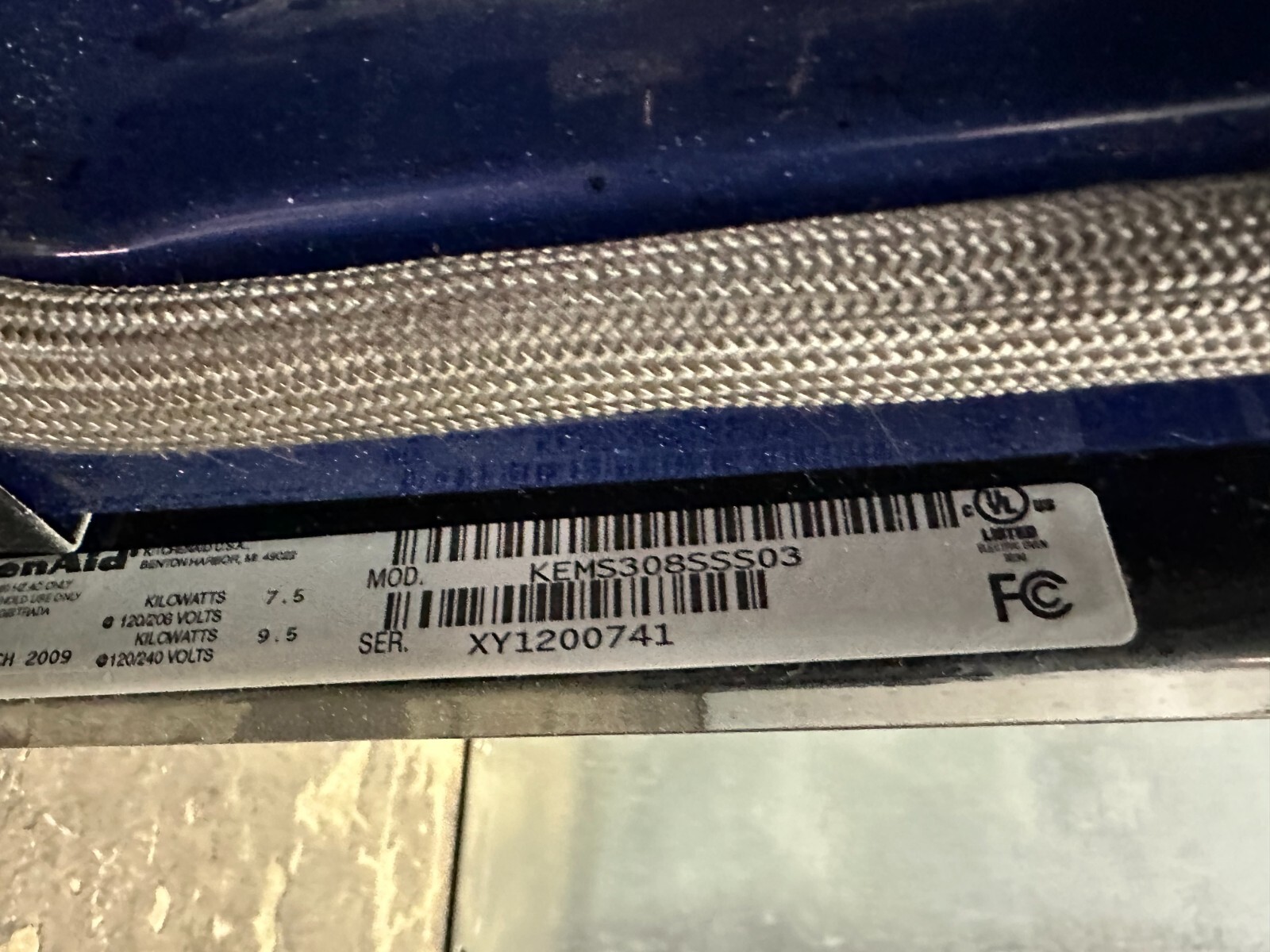 Genuine KITCHENAID Built-In Oven, Microwave Control Board # W10118735
