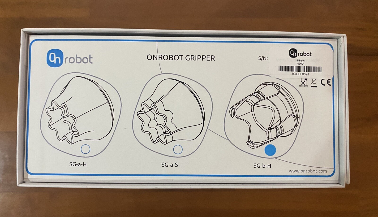 OnRobot SG-B-H Silicone Robot Gripper 103691