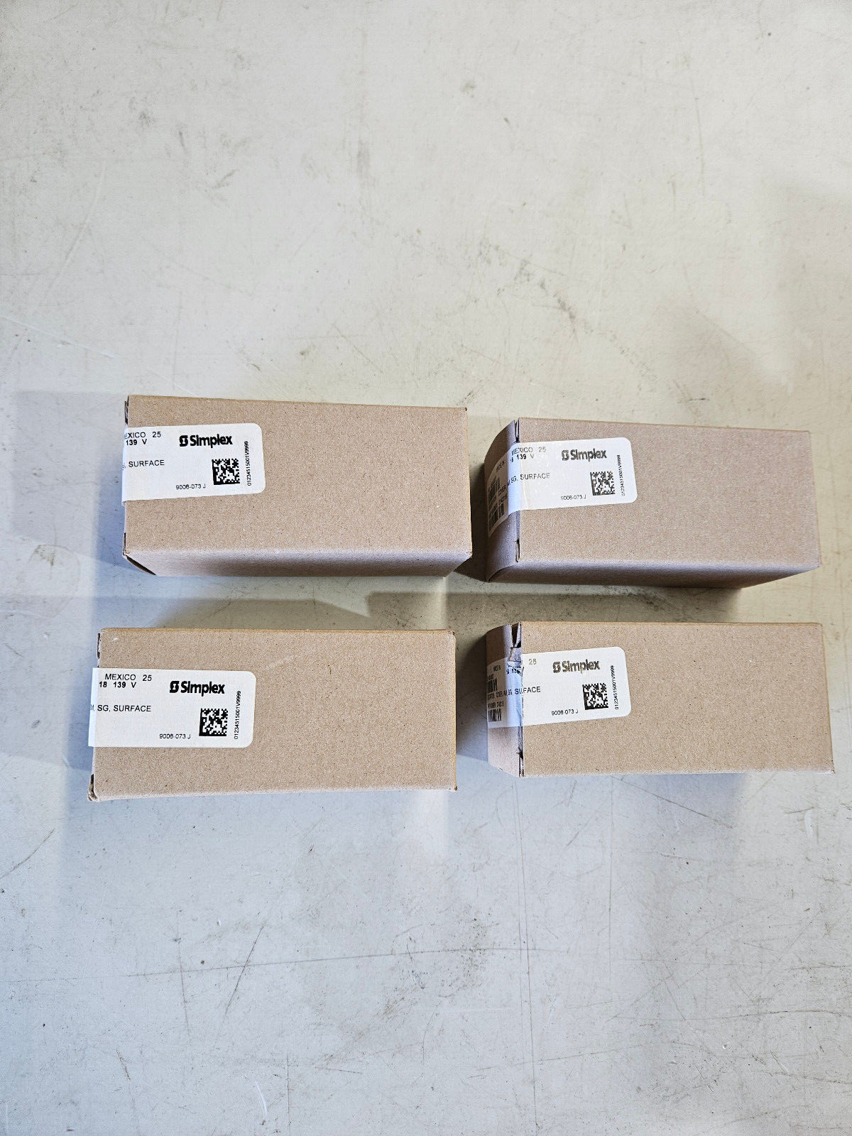 LOT OF 4- SIMPLEX INNET Semi Flush/Surface Cover IAM SG  (4090-9807) Free Ship