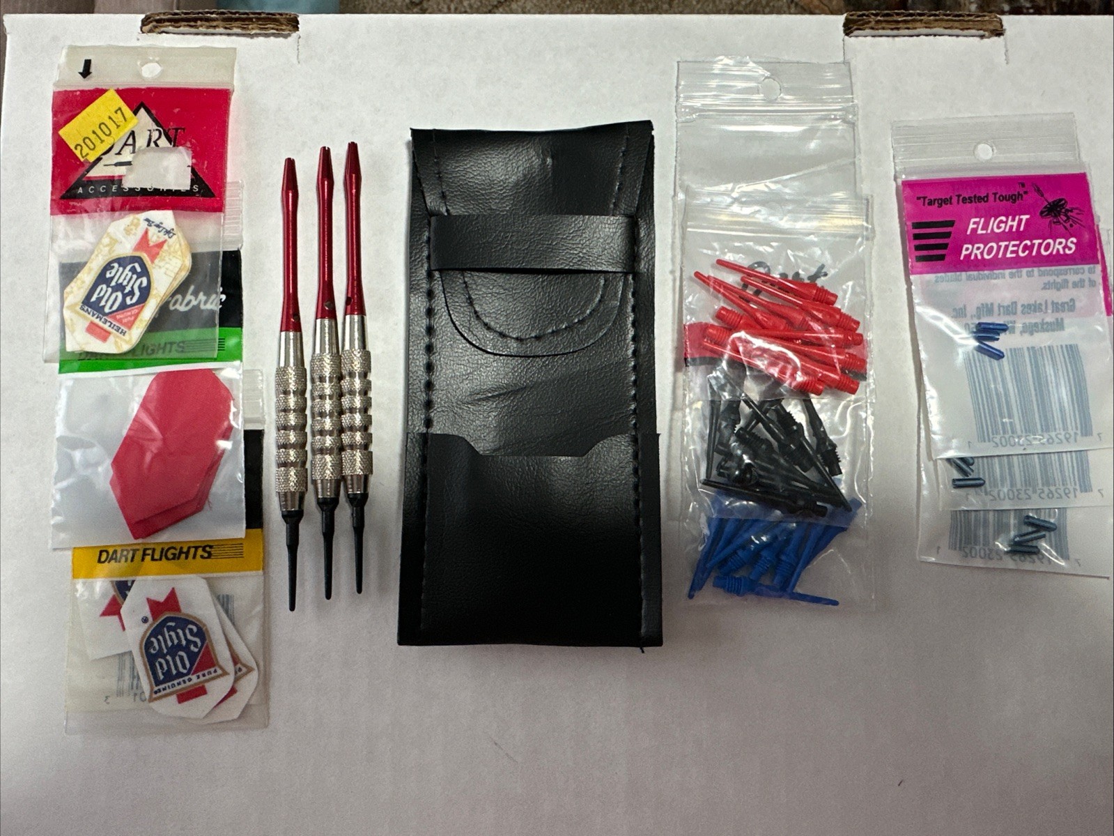 15GM Old Style Beer Themed 3 Soft Dart Set Bundle With Soft Case