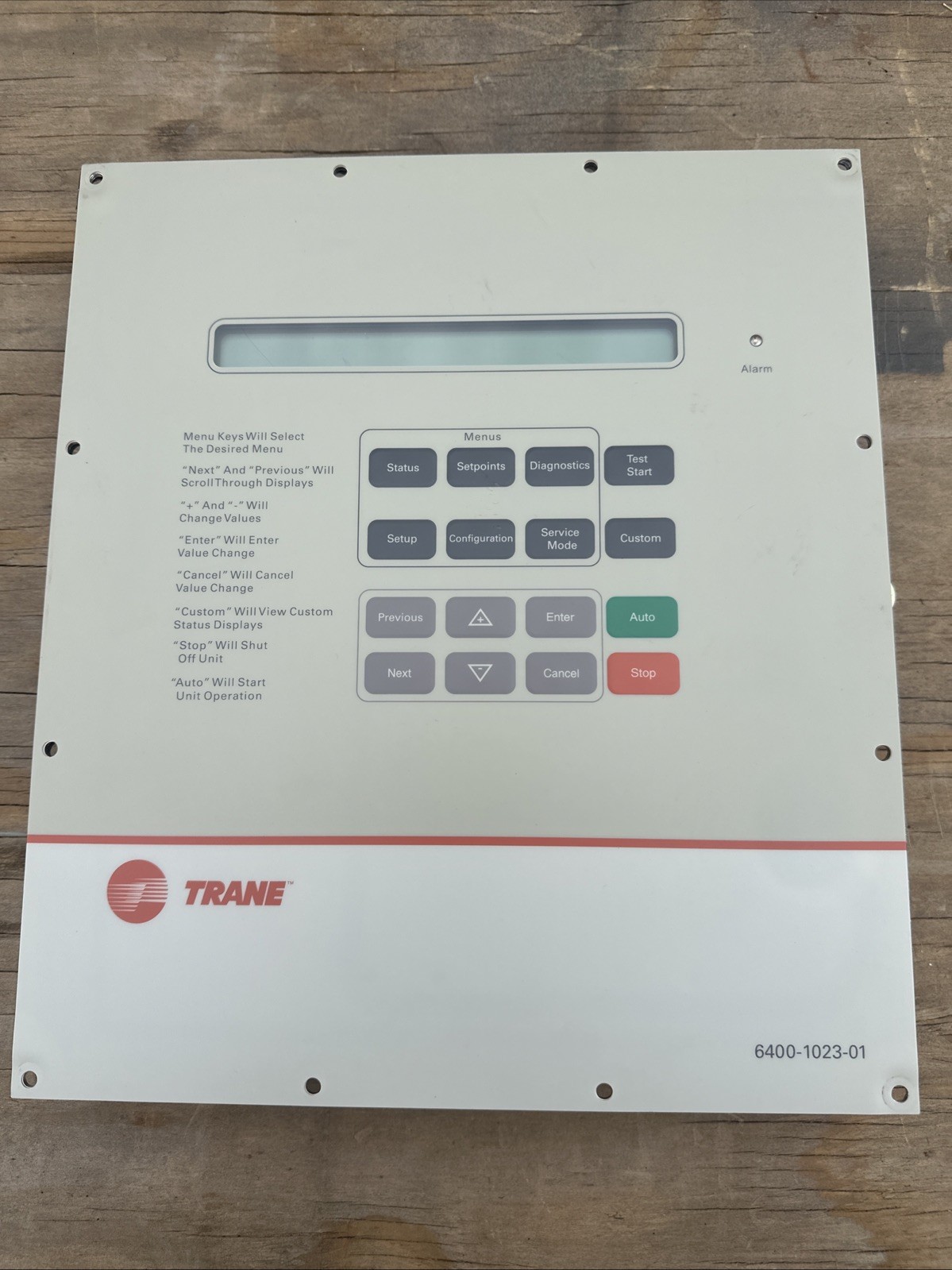 MOD01388 / MOD-1388 - TRANE LOCAL HUMAN INTERFACE