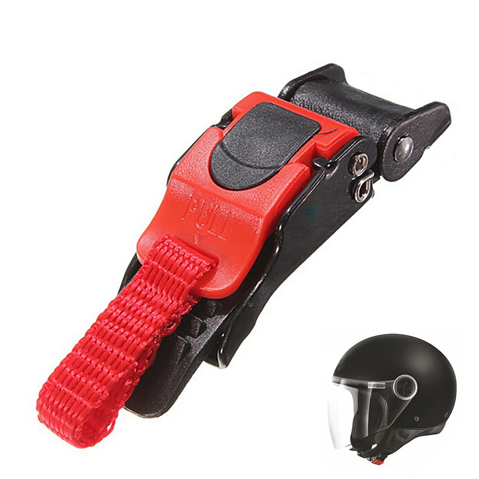 3Set Chin Strap Safety Buckle Clip Motorcycle Bike Helmet Quick Release Buckle