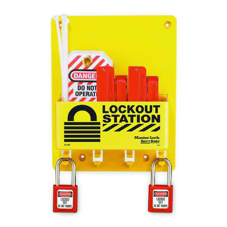 Master Lock S1720e410 2-Lock Compact Lockout Center, Circuit Breaker Lockout