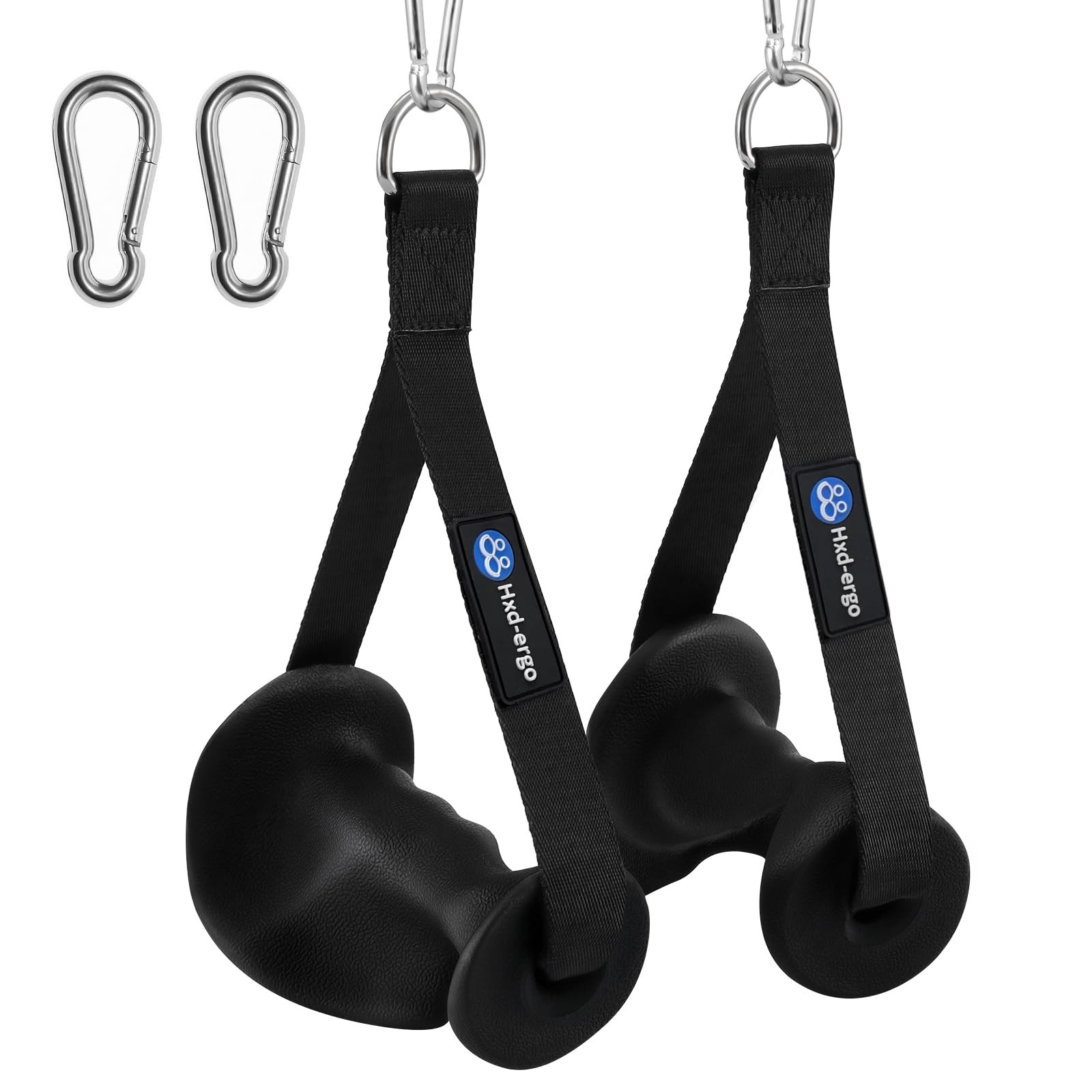 HXD-ERGO Ergonomic Exercise Handles for Cable Machine Attachments, Pilates, S...