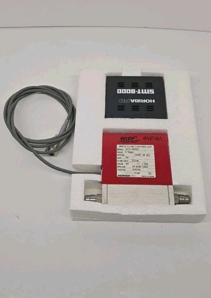 Horibastec SEC-8450S Mass Flow Controller With Smt-8000 For N2 Gas 1.000CF