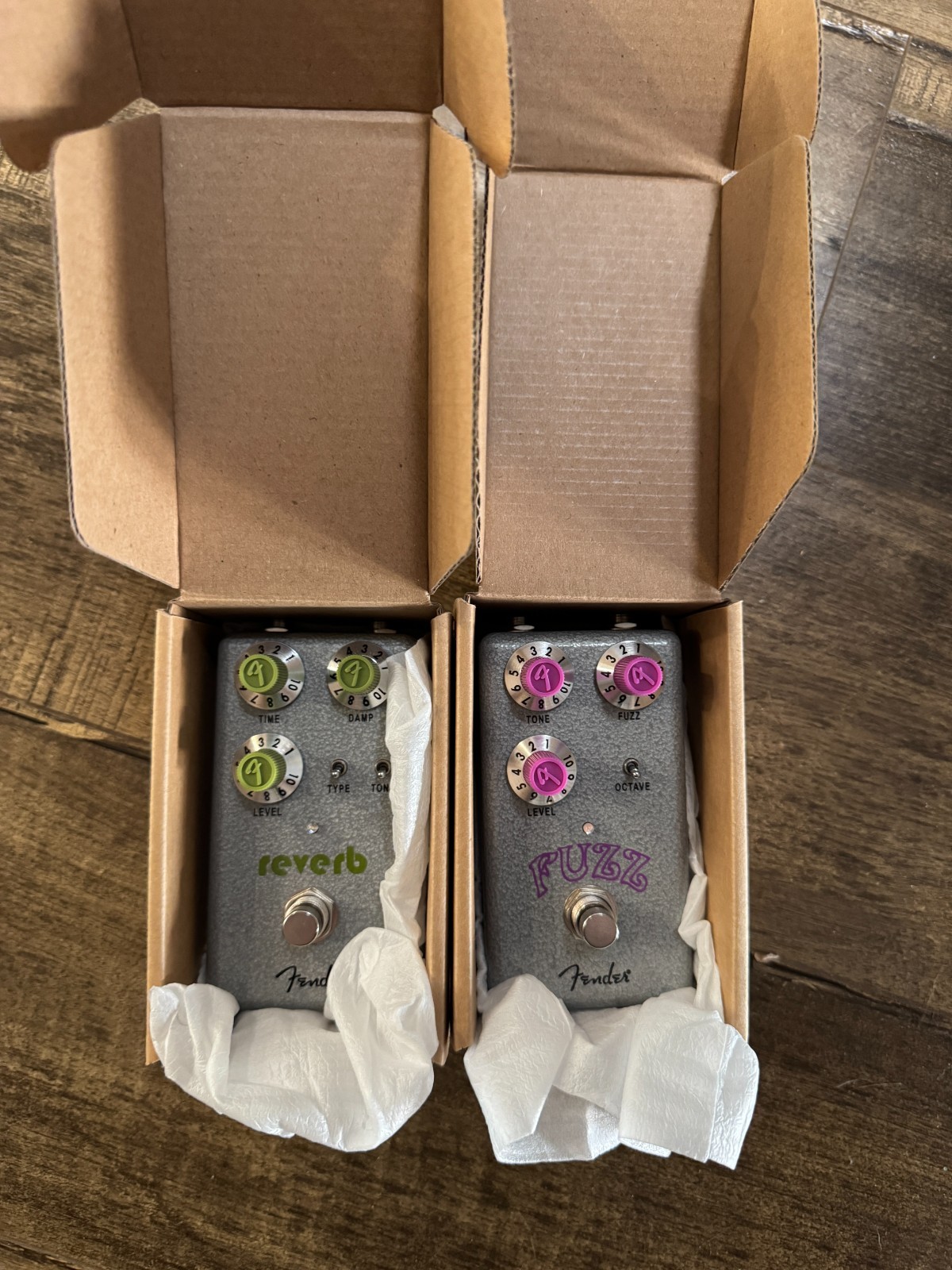 Fender HammerTone Reverb and Fuzz Pedal. Brand New!!