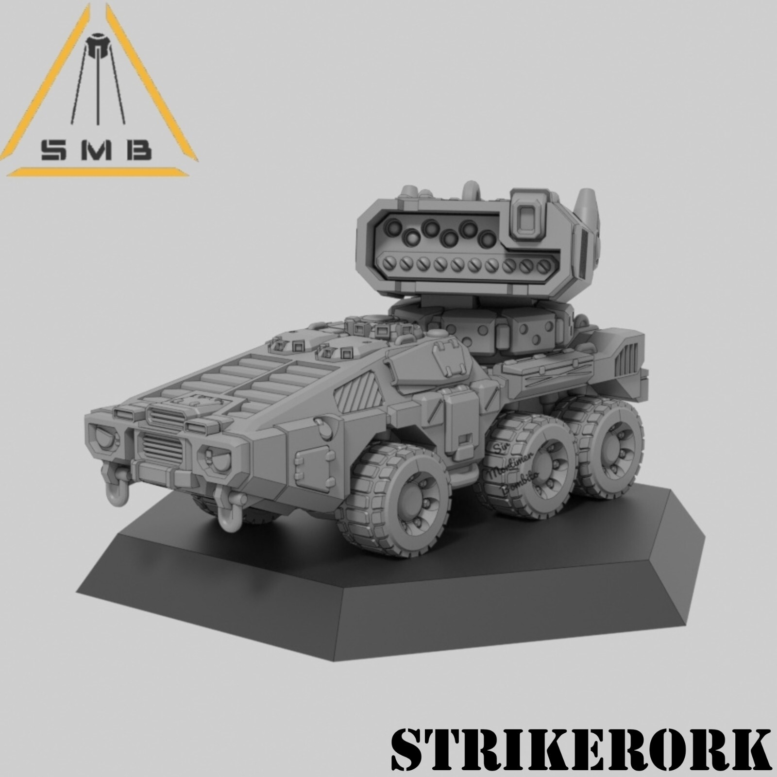 Strikerork by Sir Mortimer Bombito, SMB. 6mm, 1/285 scale 3d print mini.