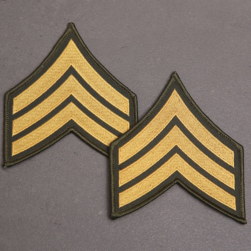 Set Vietnam War US Army TCU M65 Jacket Patches Jump CIB Sergeant Cavalry Badges