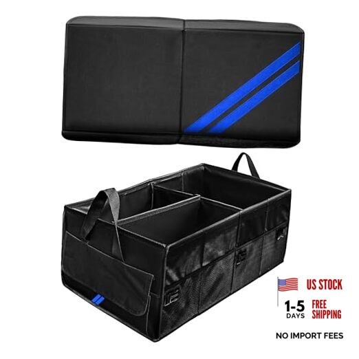 Car Trunk Organizer for Dodge Charger Durango Challenger Ram Blue Trim