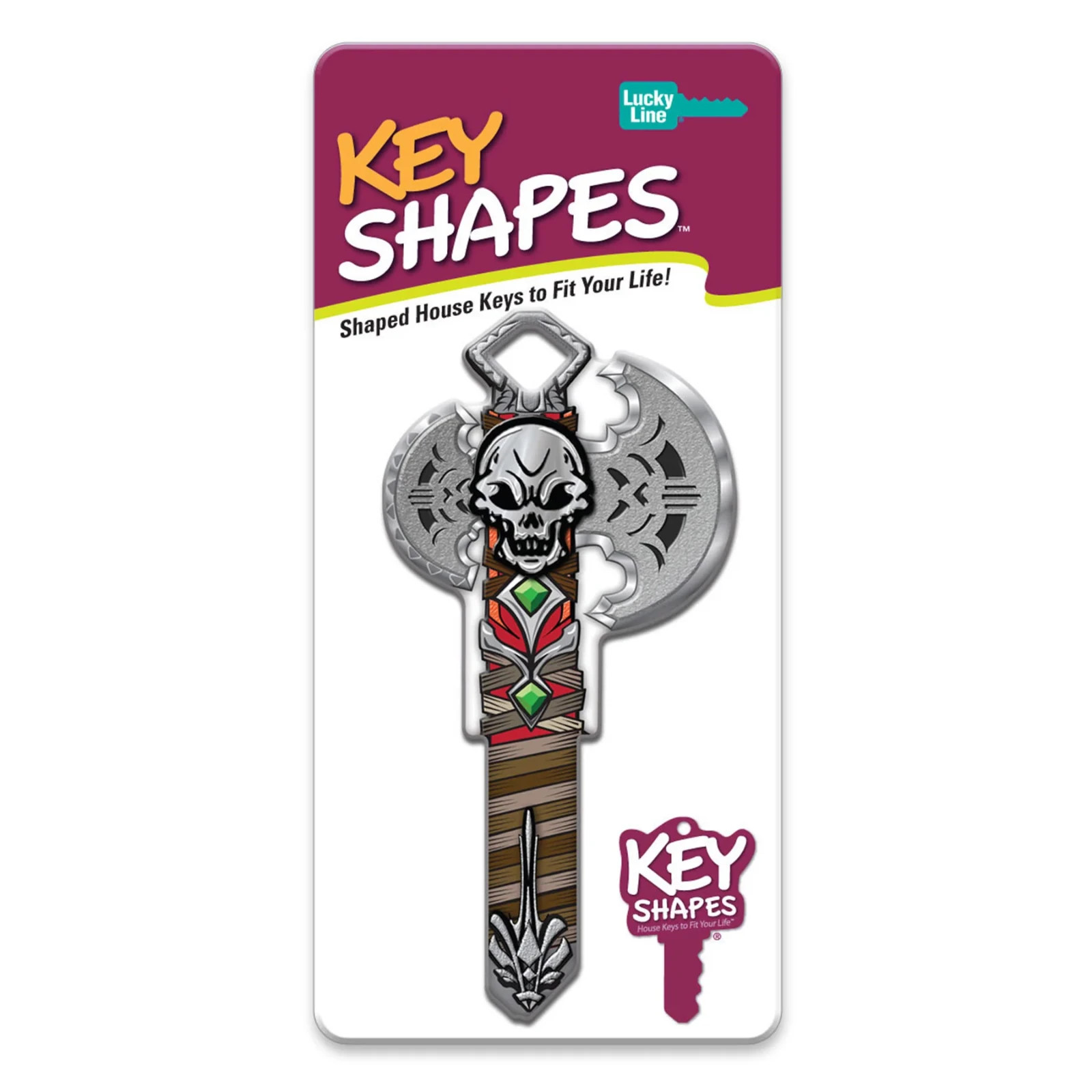 LUCKY LINE B143K BATTLE AXE KWIKSET KW1 KEYWAY HOUSE KEY SHAPES