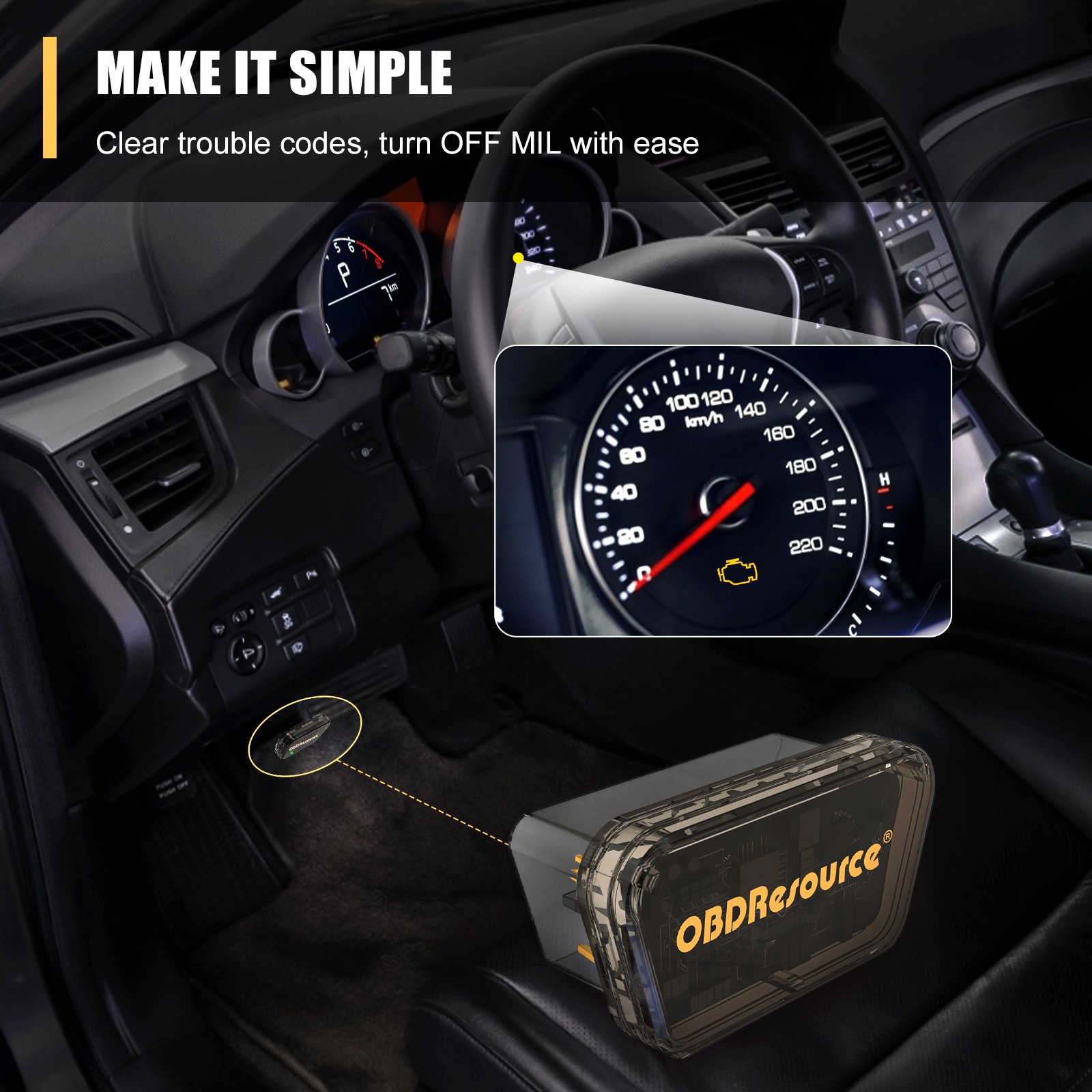 Car Engine System OBD2 Automatic DTC Cleaner Erase Code Tool Engine Check Light
