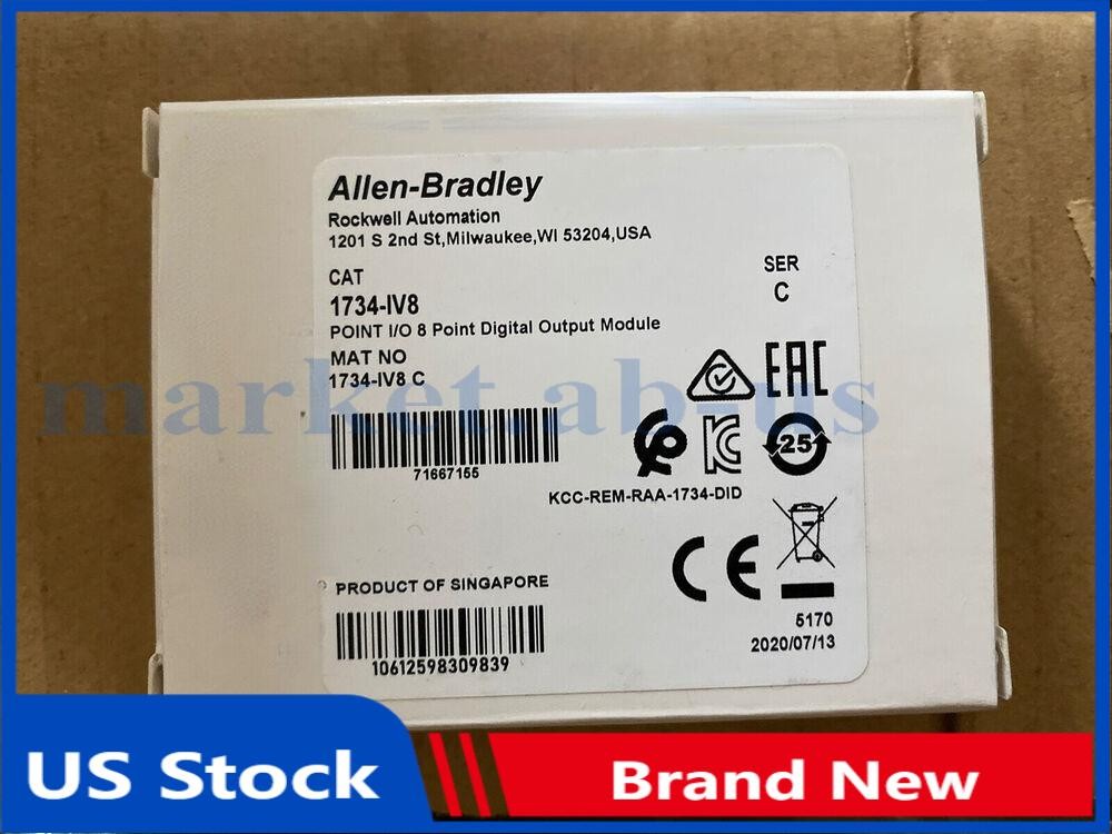 New Factory Sealed AB 1734-IV8 SER C POINT I/O 8 Point Digital Input Module