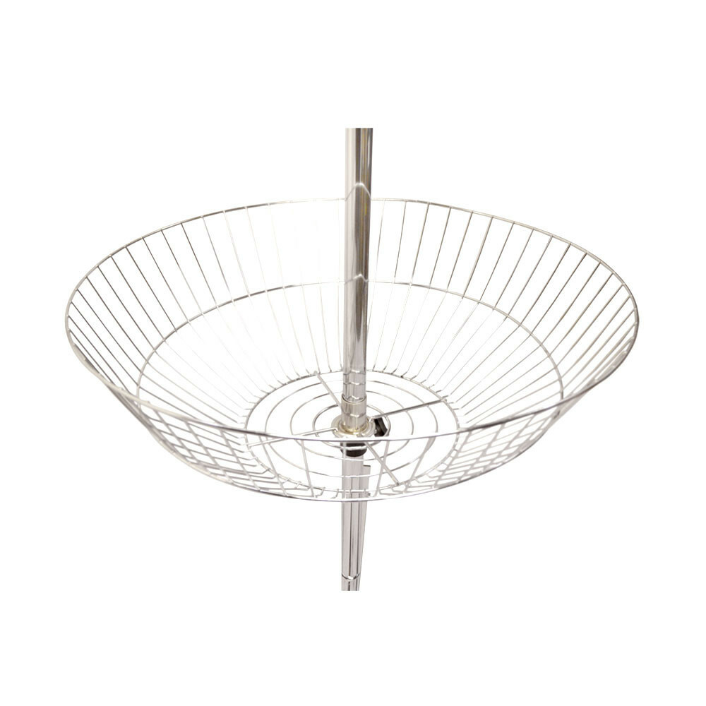 63 inch High 4 Basket Display Wire Floor Tier Spinner Rack Dump Bin Retail Store