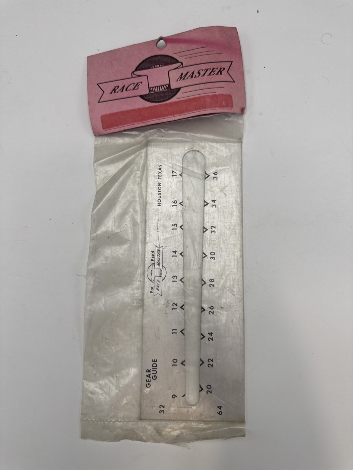 Vintage Race Master Gear Guide Sizing RC10 Kyosho Yokomo Losi