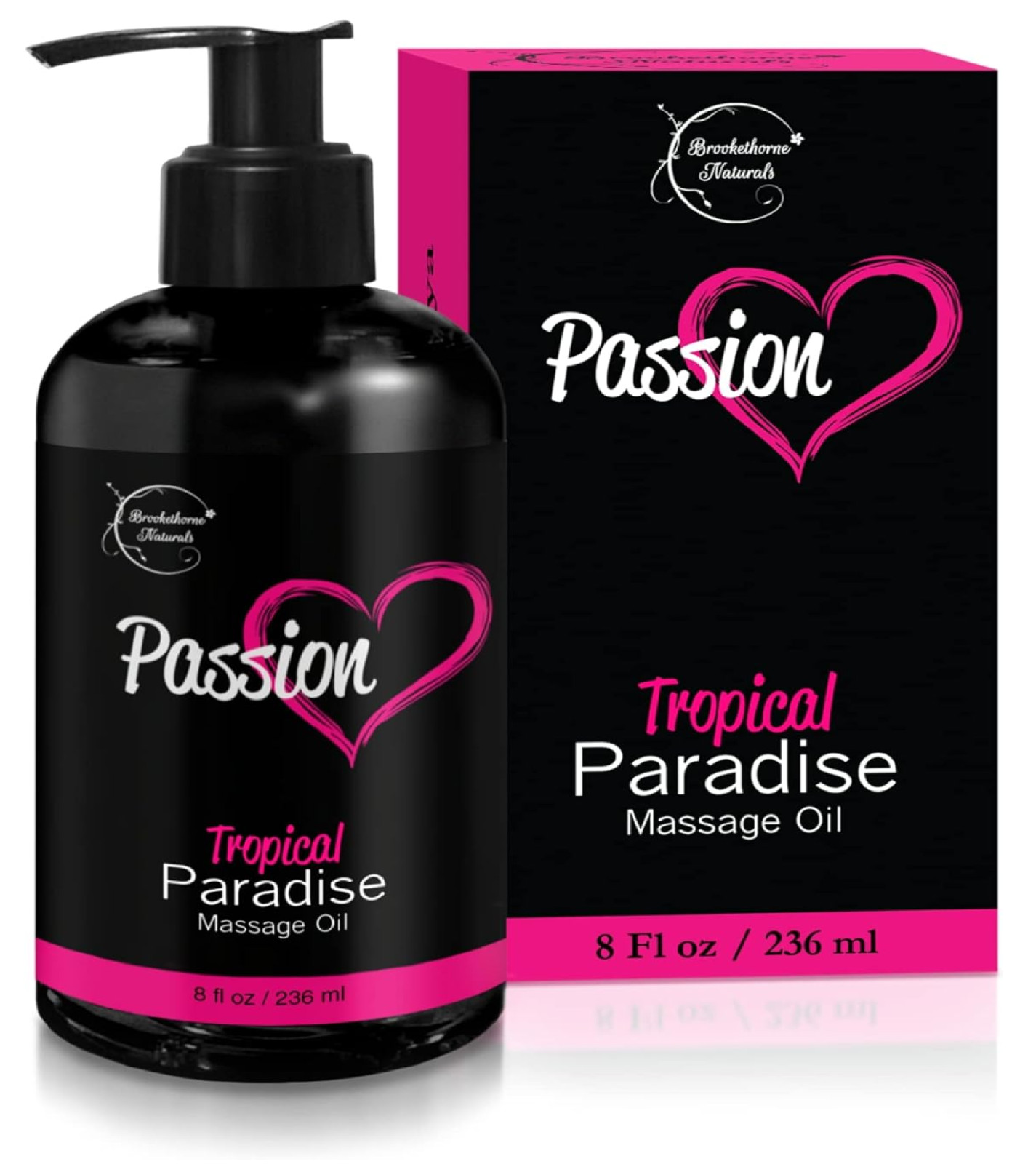 Passion Sensual Massage Oil for Date Night | 100% Natural Body Oil for Couples w