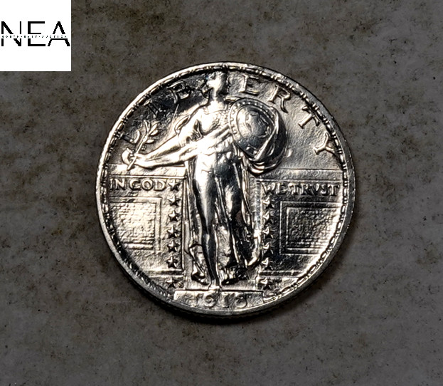 1918-S Standing Liberty Quarter ~ Choice BU++ ~ 90% Silver (ZQ147)
