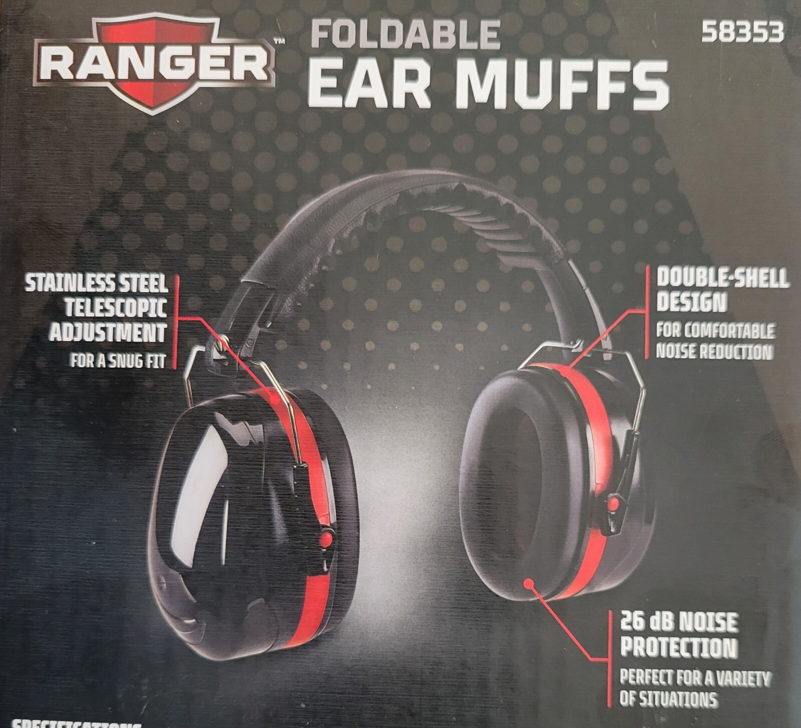 Ear Muff Hearing Safety Noise Protector Soundproofing Noise Shooting Work