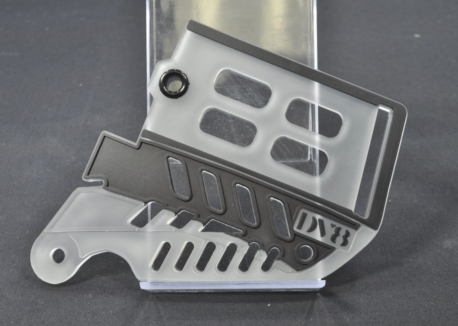 DV8 Notch Ears - Tri-Tone -JT Proflex - Black/Black/Clear