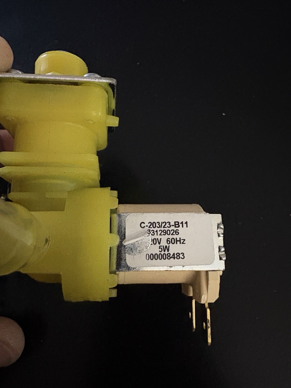 Manitowoc Inlet Water valve  000008483. 120 Volt