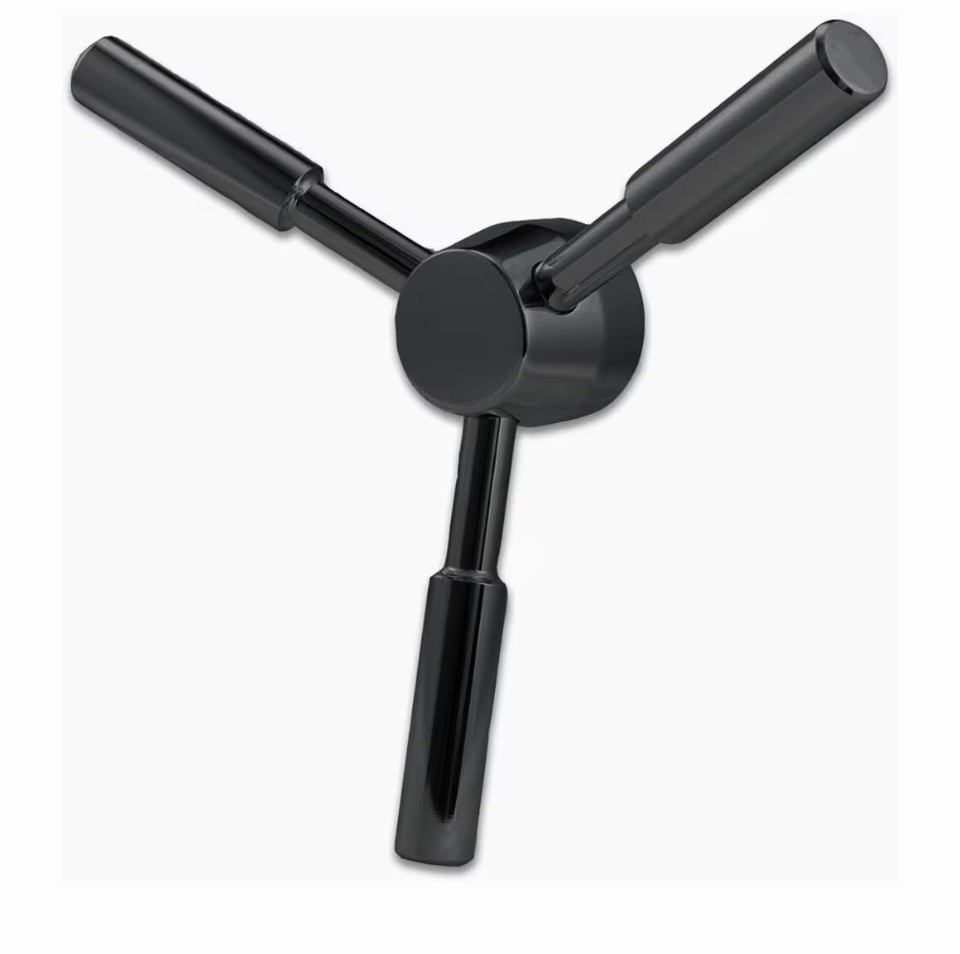 3 Spoke Gun Safe Handle Replacement Heavy-Duty Black For Fireproof Safe Handle