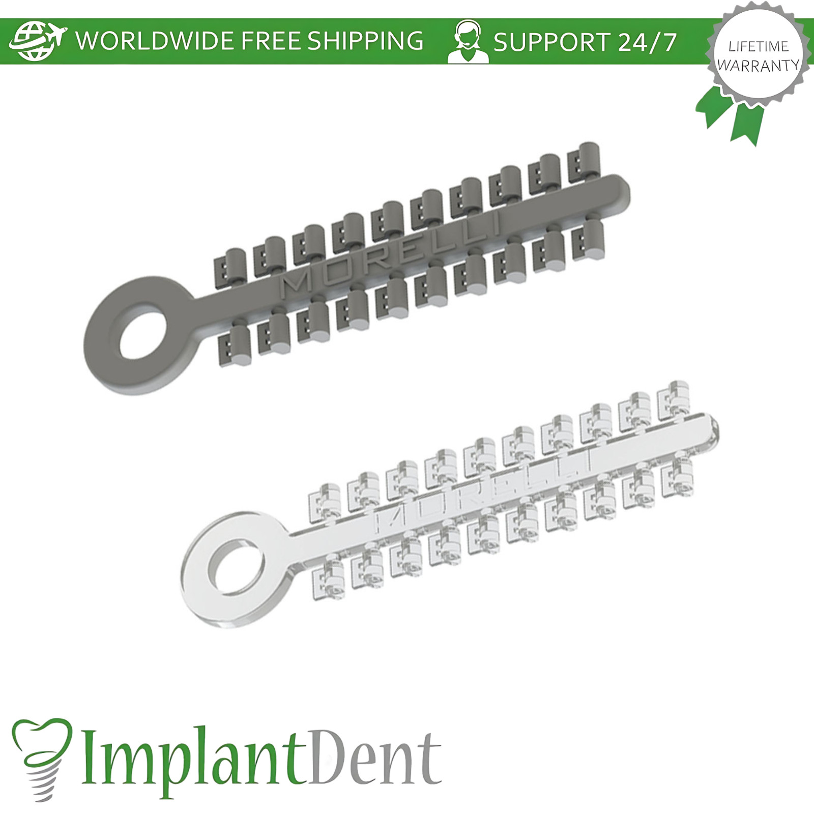 Dental Elastic Rotators 100pcs Promotes Precise Rotational Teeth Alignment