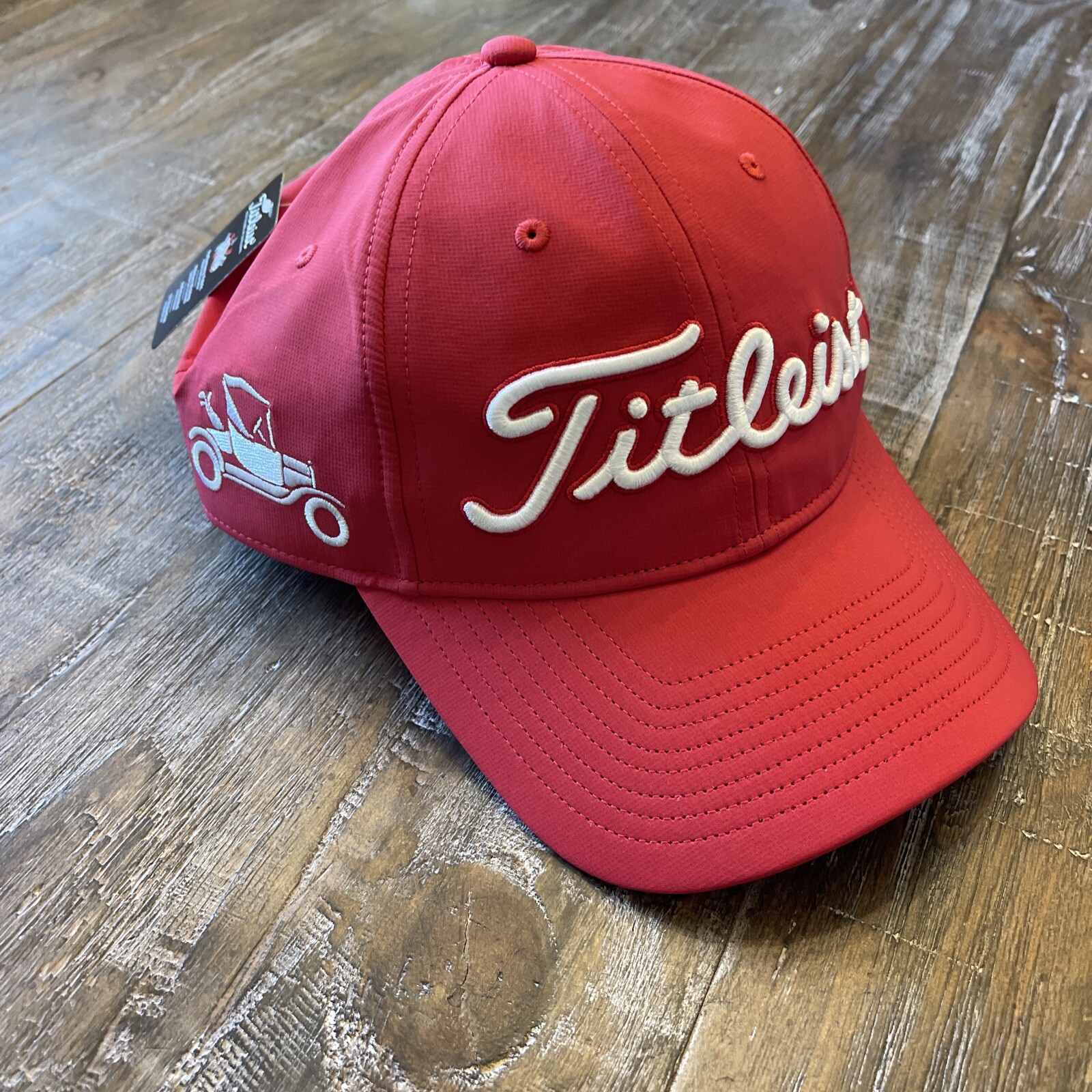 Titleist Red Hat Classic Car Golf cart logo Adjustable