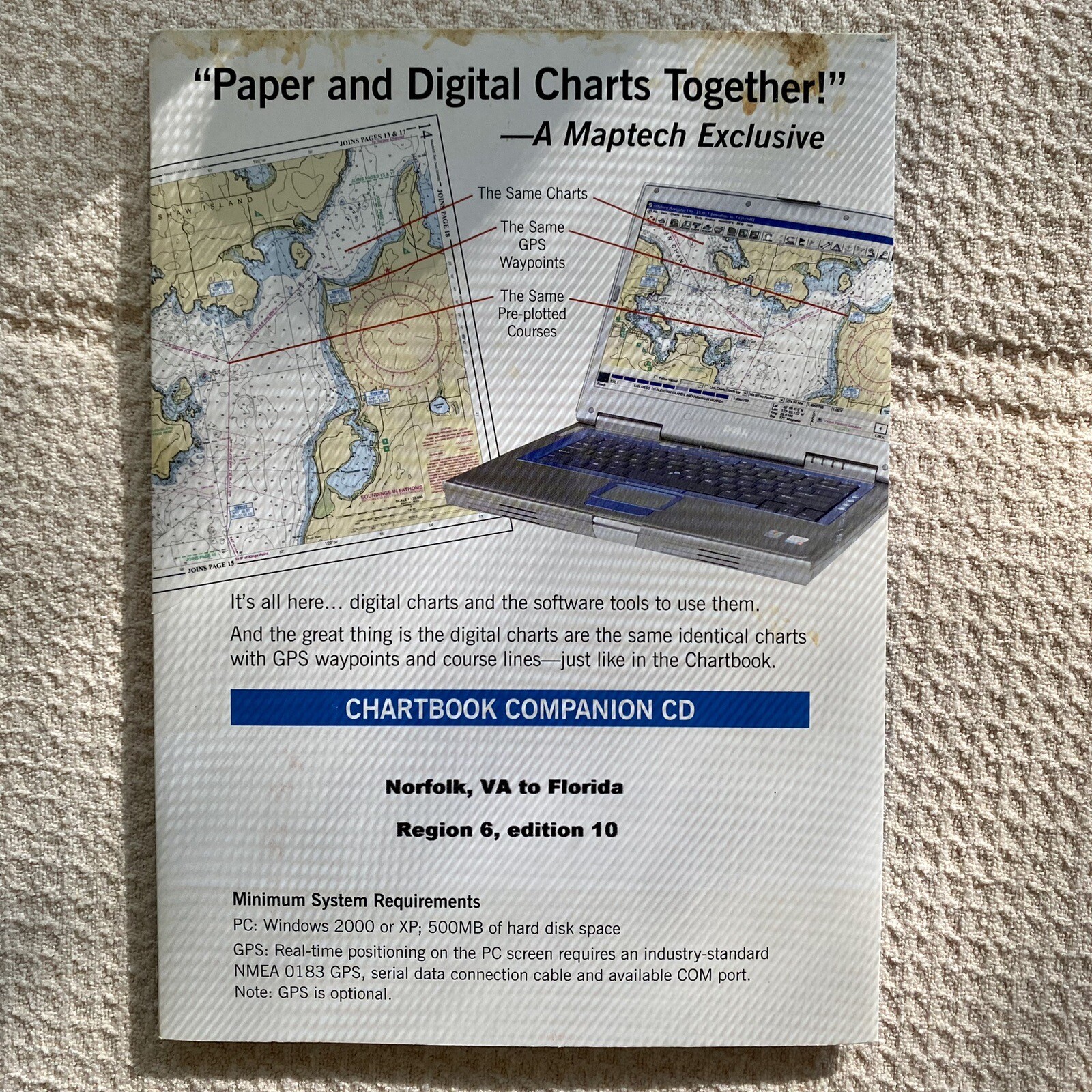 MapTech Digital ChartKit 2005 Region 4 Chesapeake & Delaware Bays BSB4 Format