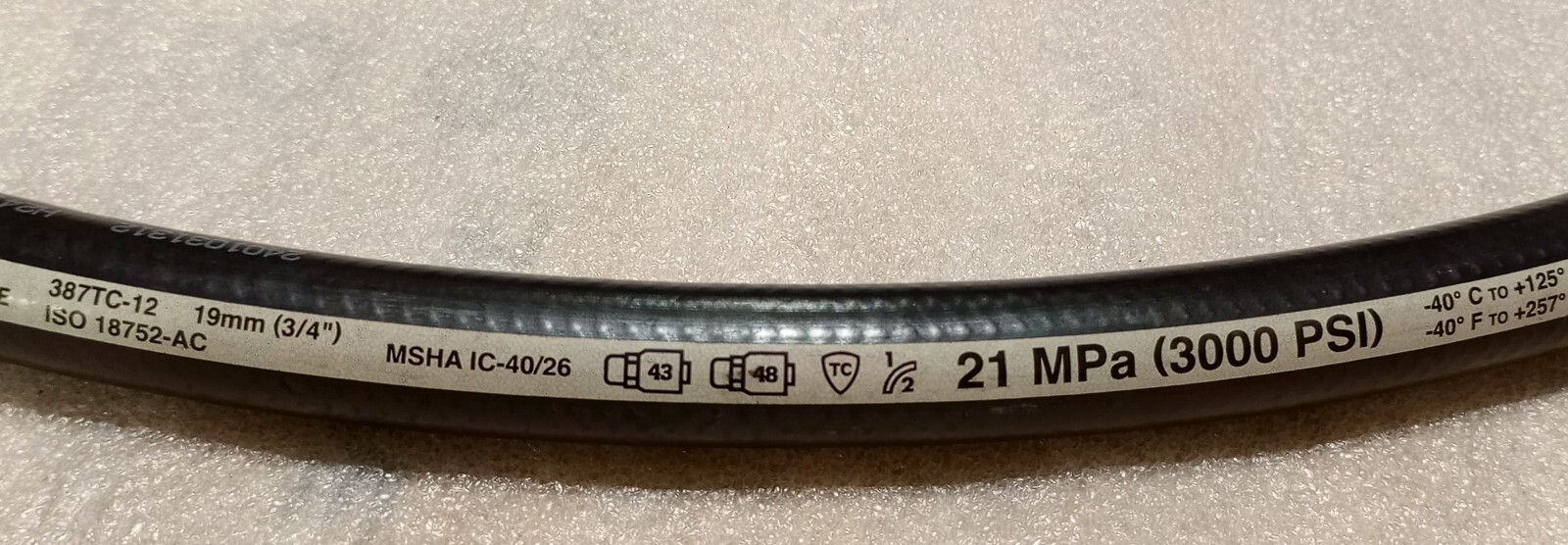 61074-4950GT Parker Hose Assy 3/4"-19MM