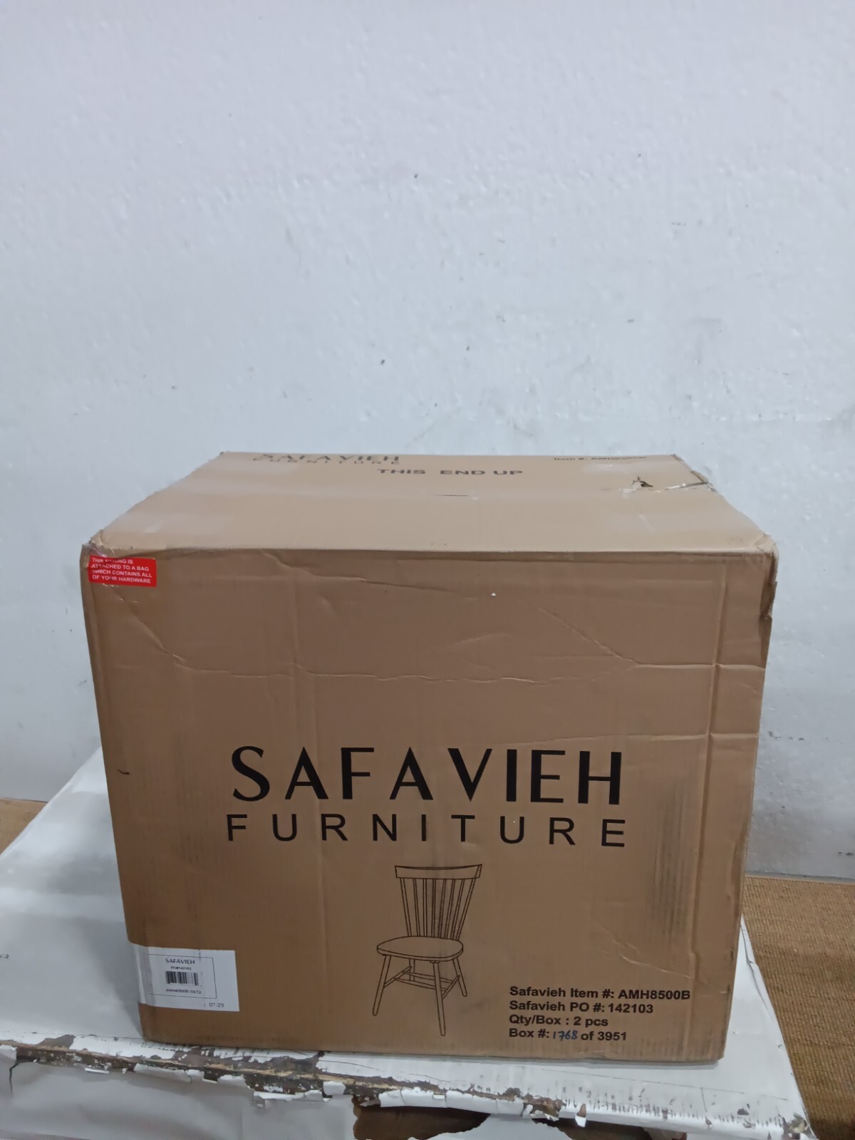 Safavieh PARKER SPINDEL SIDE CHAIR, Reduced Price 2172729158 AMH8500B