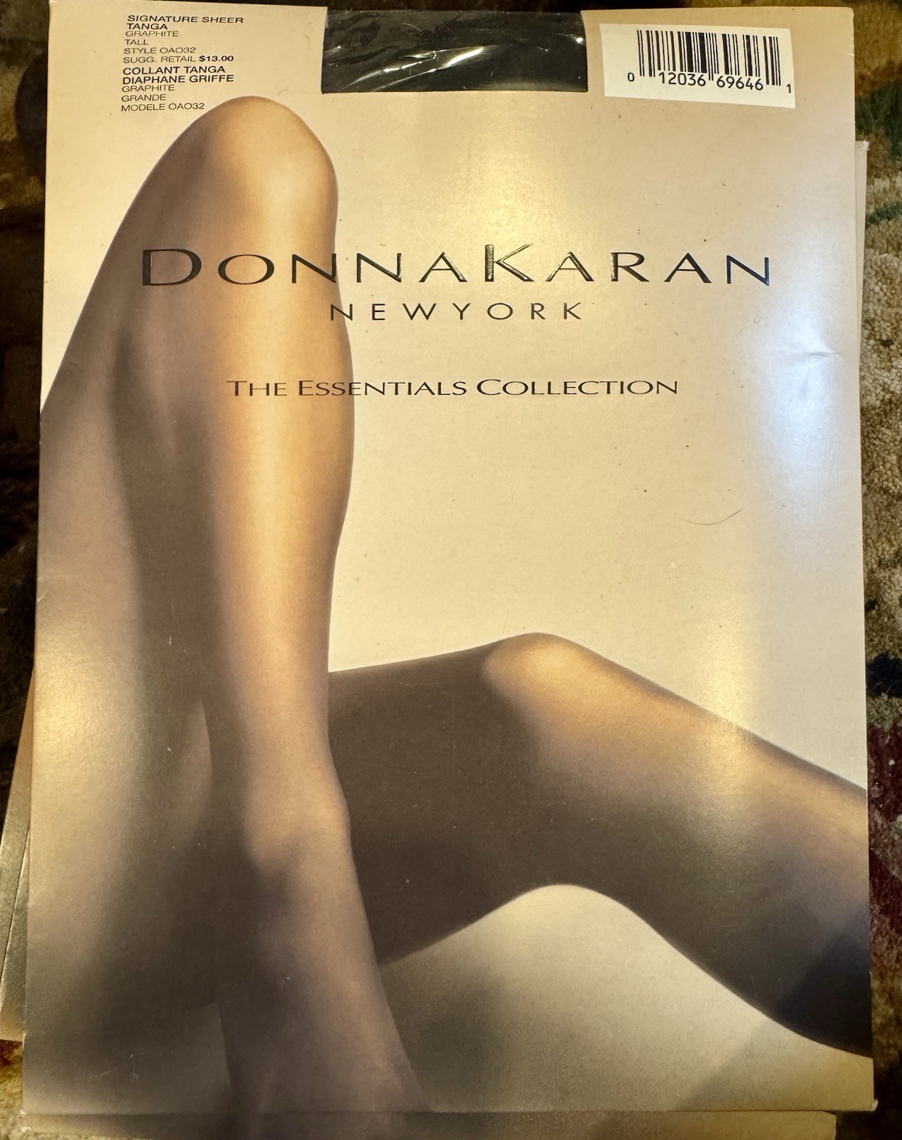 Donna Karan NY The Essentials Collection Signature Sheer Tanga Graphite Tall