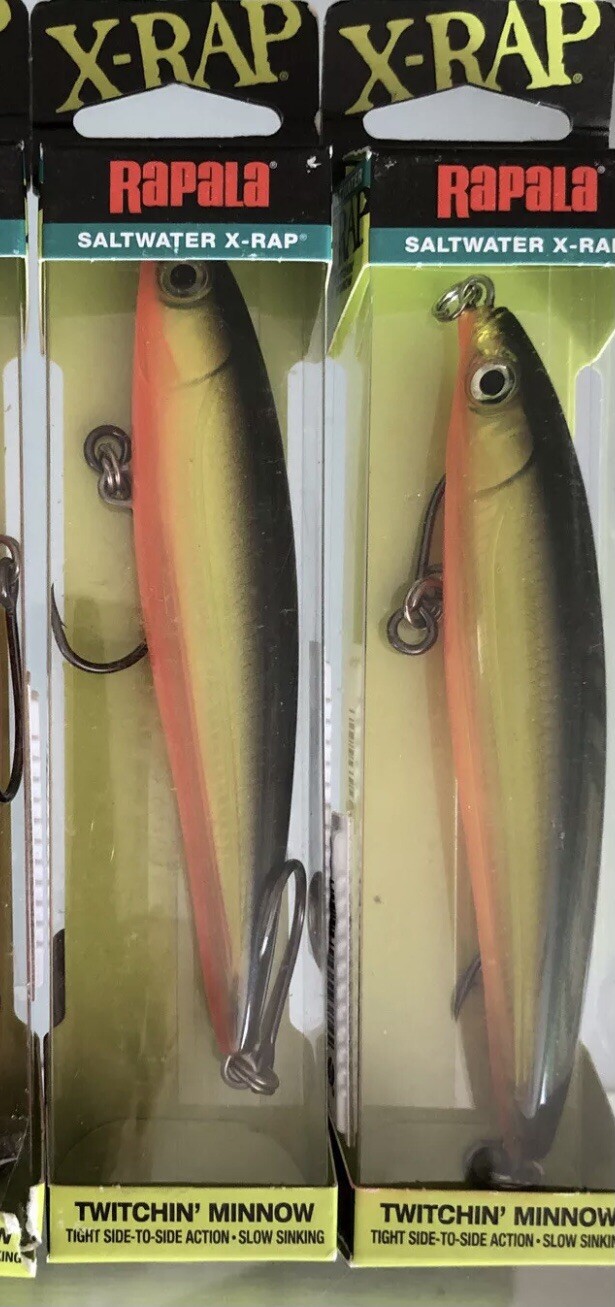 2 Rapala X-Rap Twitchin' Minnow 12 SXRT12 Fishing Lure Hot Olive S8