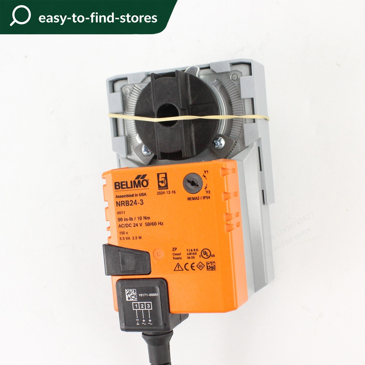 Belimo NRB24-3 10Nm Rotary Actuator AC/DC24V 3-Point Open Close For Ball Valves