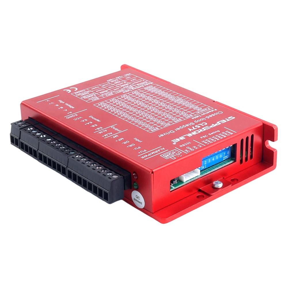 STEPPERONLINE Nema 23/24 Closed Loop Stepper Motor Driver 0-7.0A 24-50VDC CL57Y