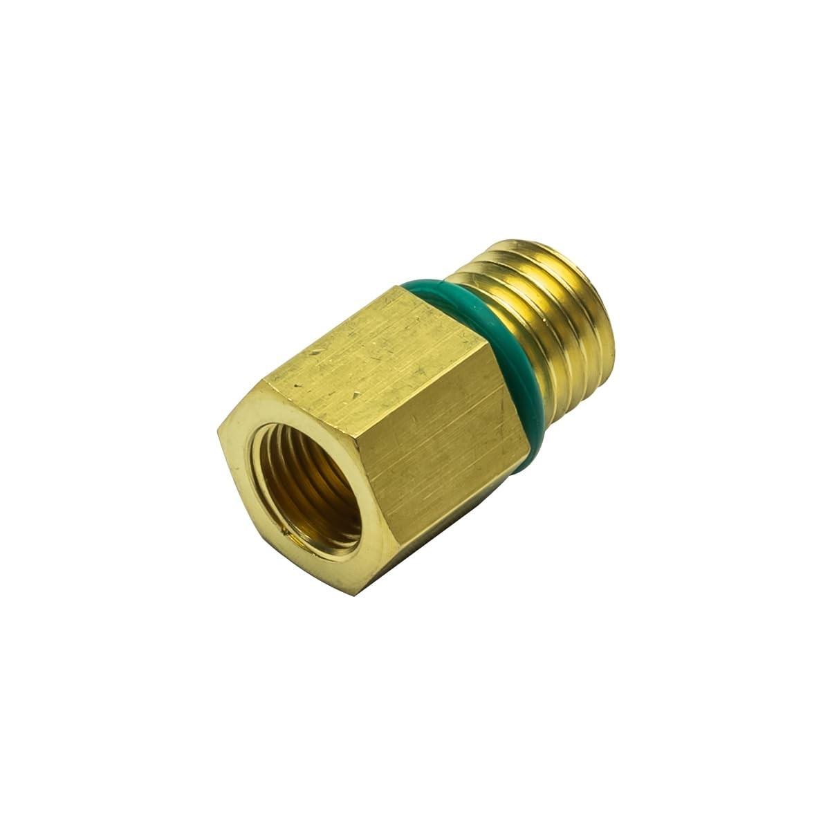 GlowShift Fuel Pressure Sensor Thread Adapter Compatible with 6.0L Ford...