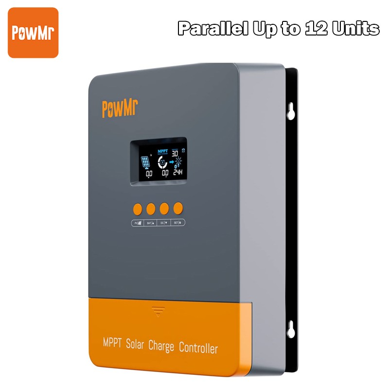 PowMr 60AMP MPPT Solar Chargr Controller 12V 24V 36V 48V Auto MAX 160V 2880W LCD