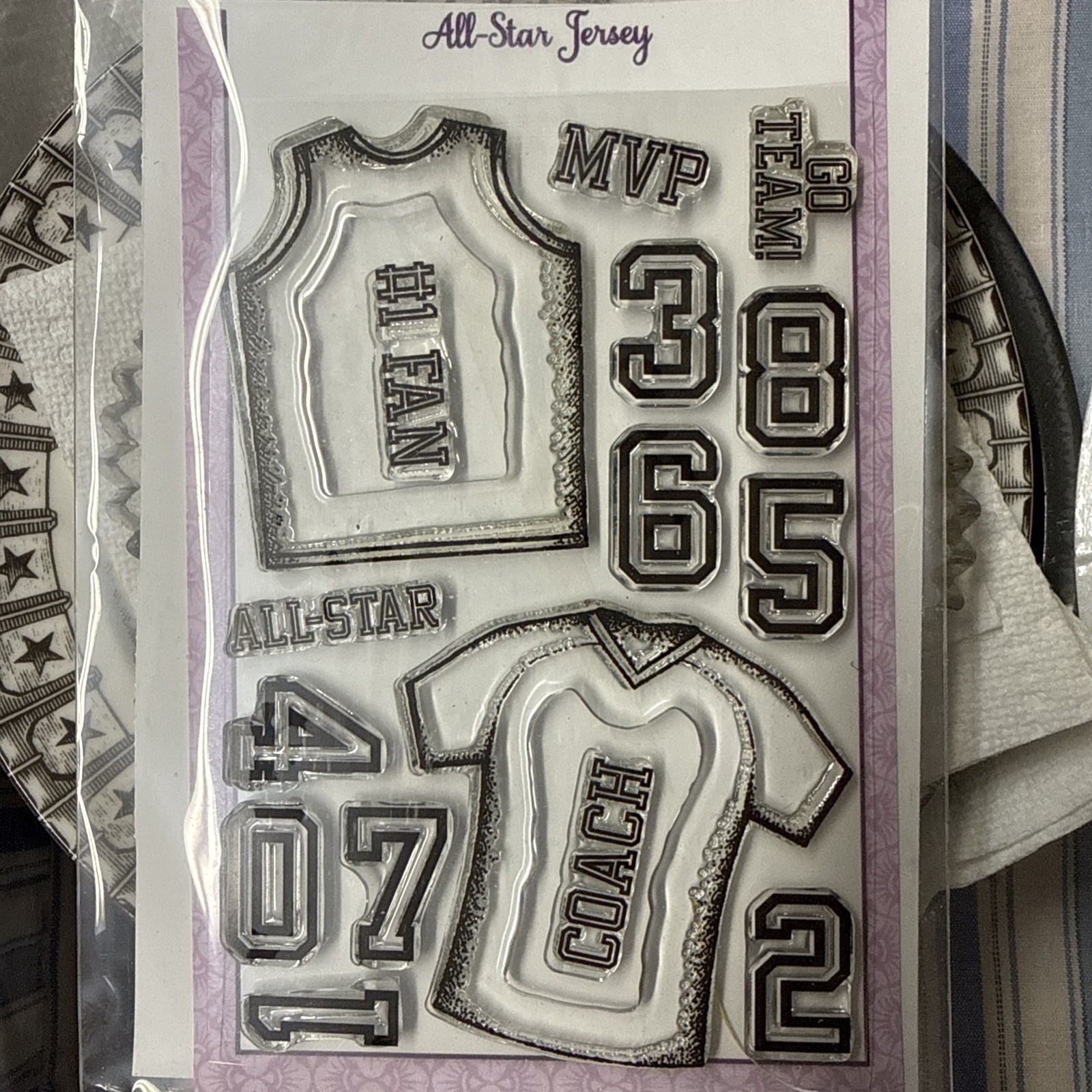 Our daily Bread Designs All Star Jersey Stamp Set & Sports Jersey Die Set