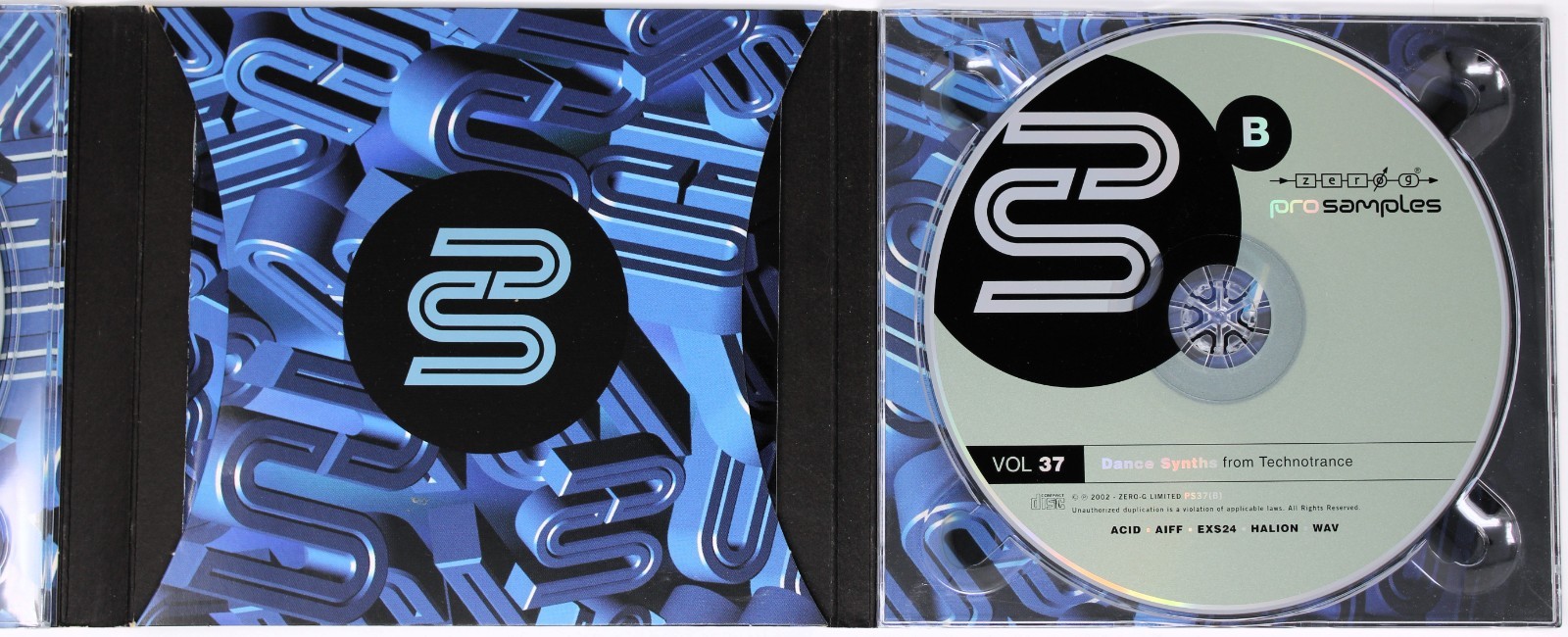 Zero-G Pro Samples 37 Dance Synths Sample/Sound Library/Sampling Double CD