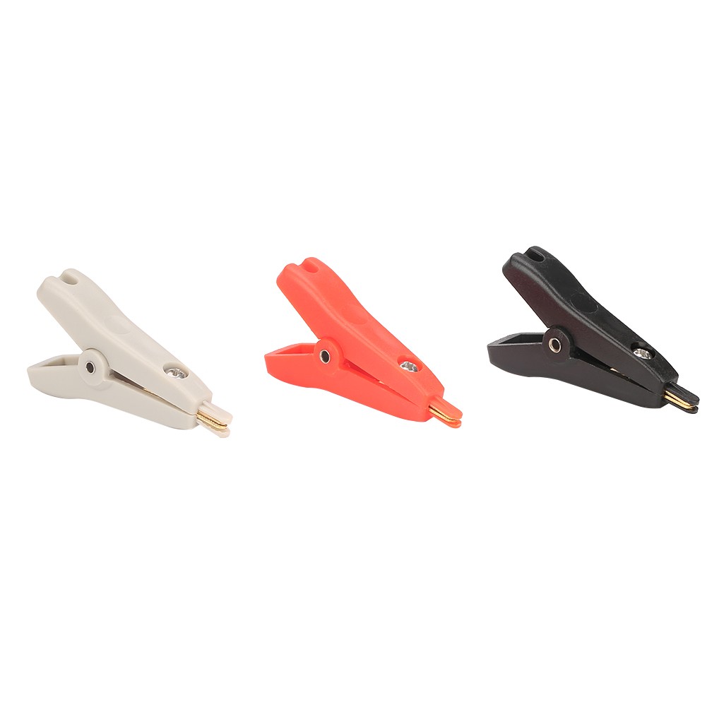3Pcs P2005 Kelvin Test Clip Copper Gold Plated (10A)