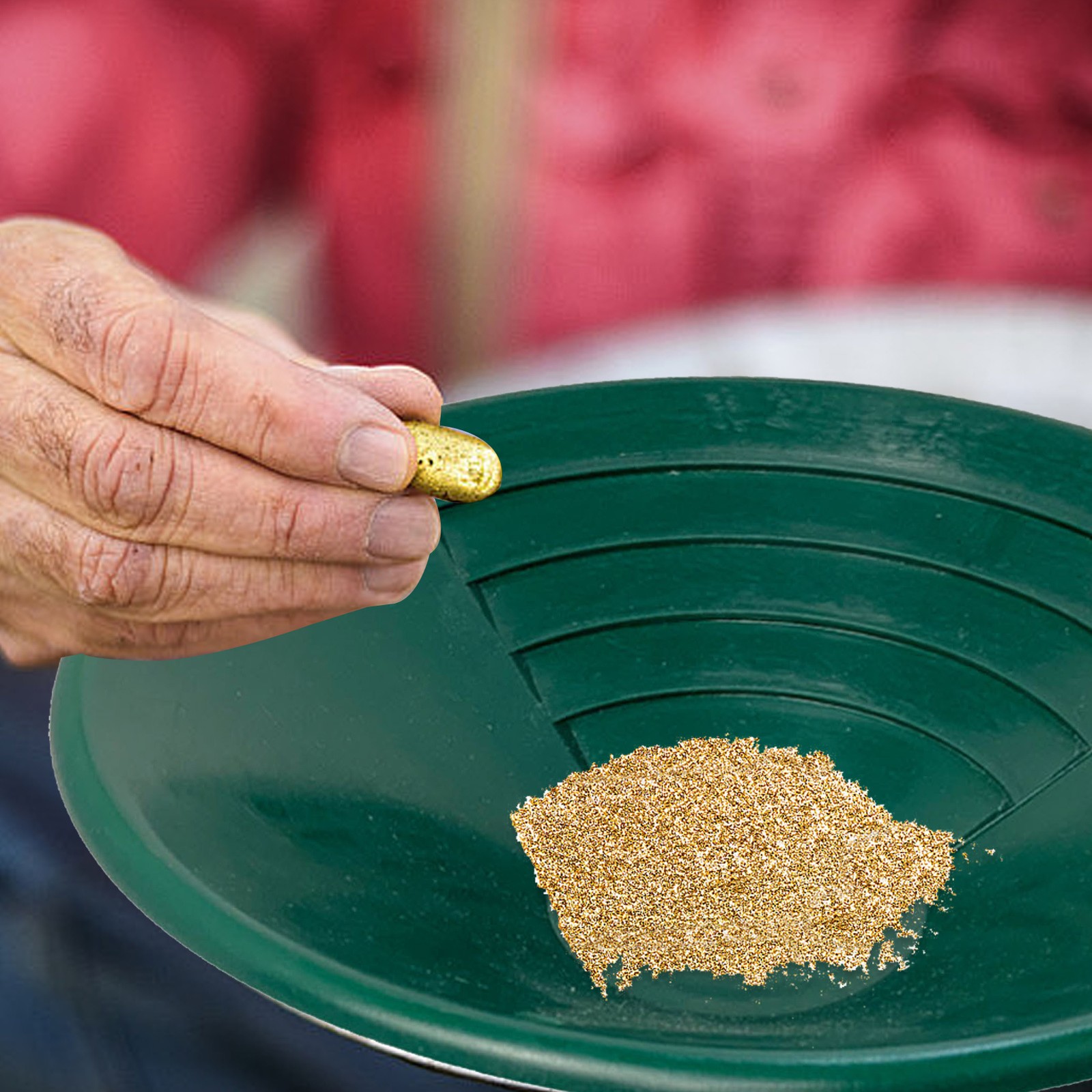 Gold Panning Sifter Plate Sorting Device Gold Washing Dish For Mining