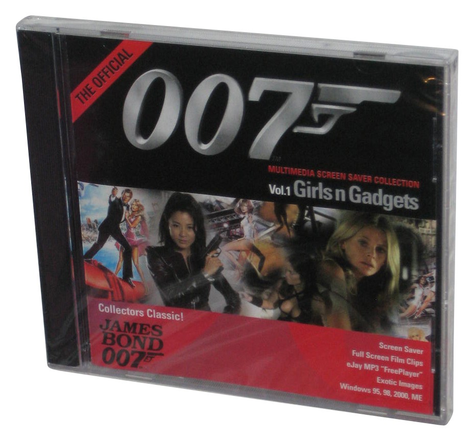 The Official James Bond 007 Screen Saver Vol. 1 Girls N Gadgets Windows PC CD-Ro
