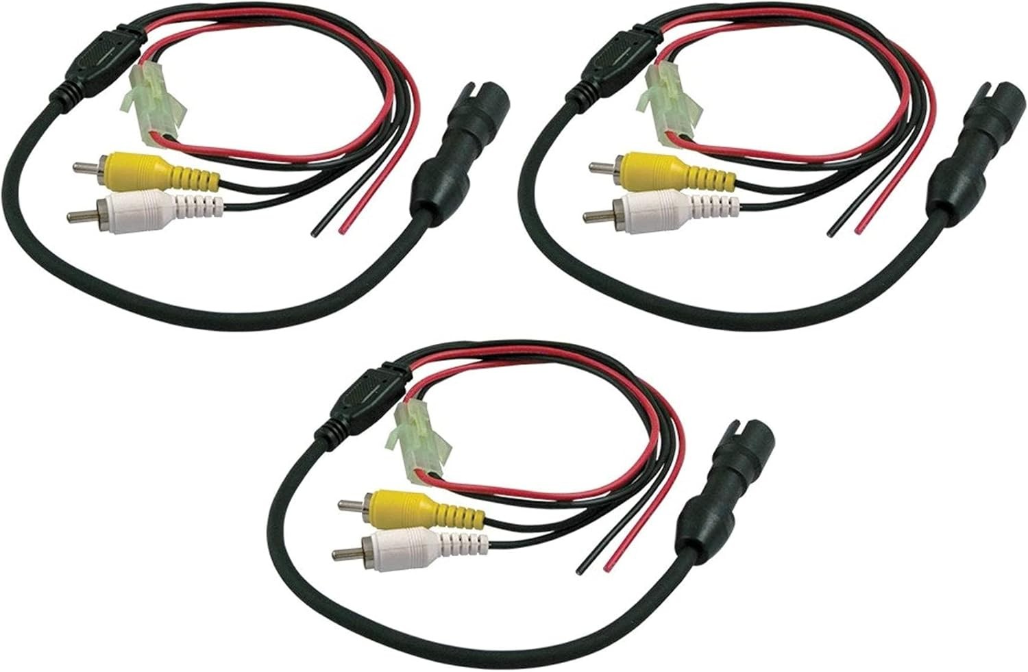 Voyager 4-pin Female Camera Adapter to RCA Connectors with Power - Tie...