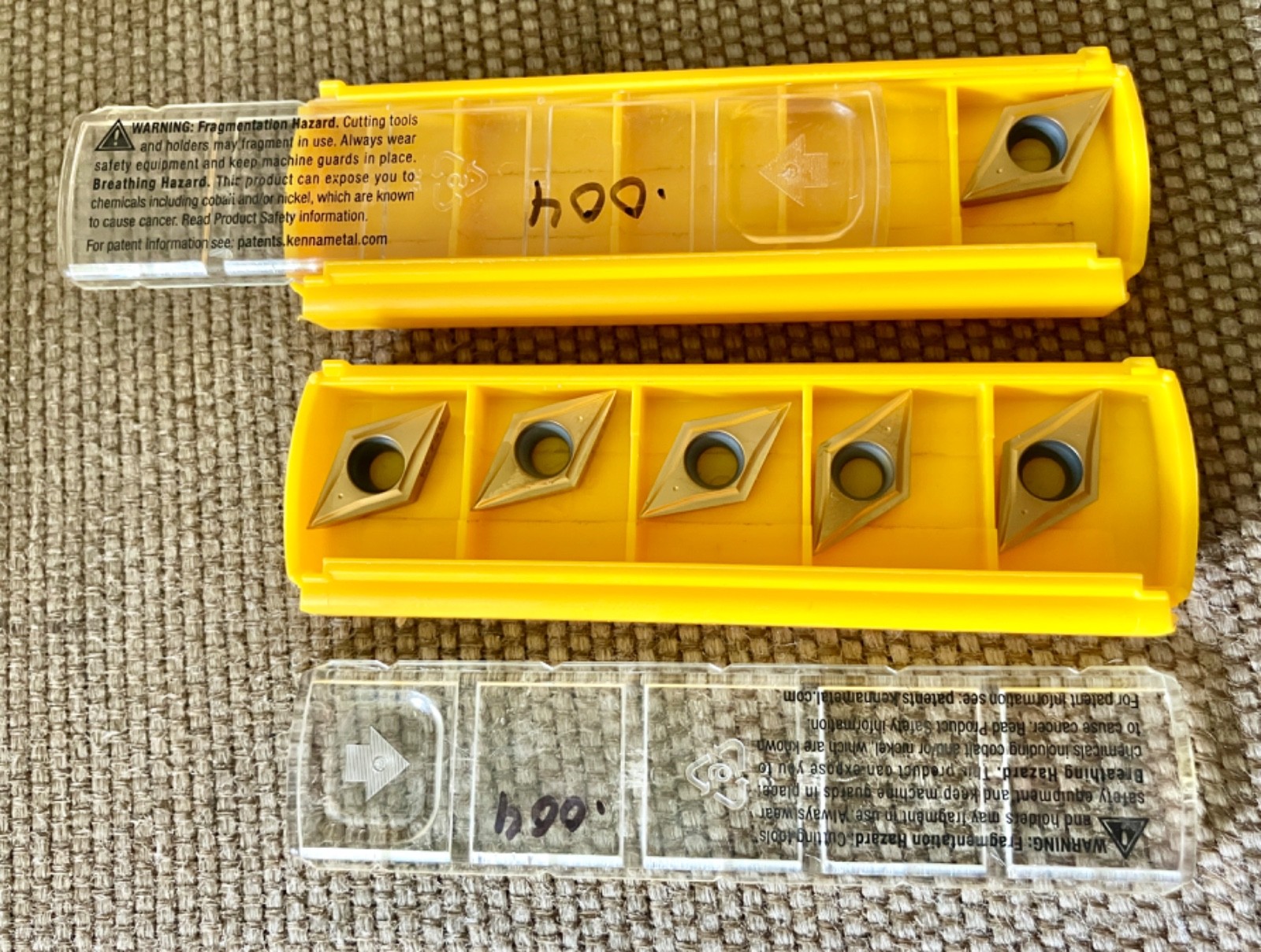 KENNAMETAL DCGT3250LF DCGT11T301LF Carbide Inserts Grade KC730 - QTY: 6