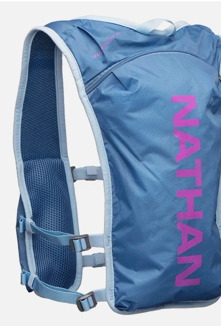 Nathan QuickStart 4L Lightweight Running Hydration Pack 1.5L Blue One Size