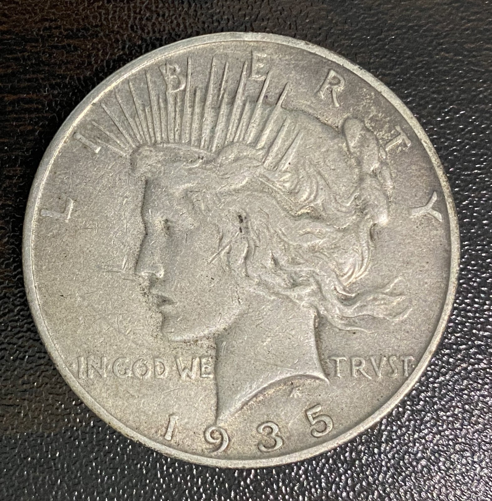 1935 S  Peace Dollar 90% Silver