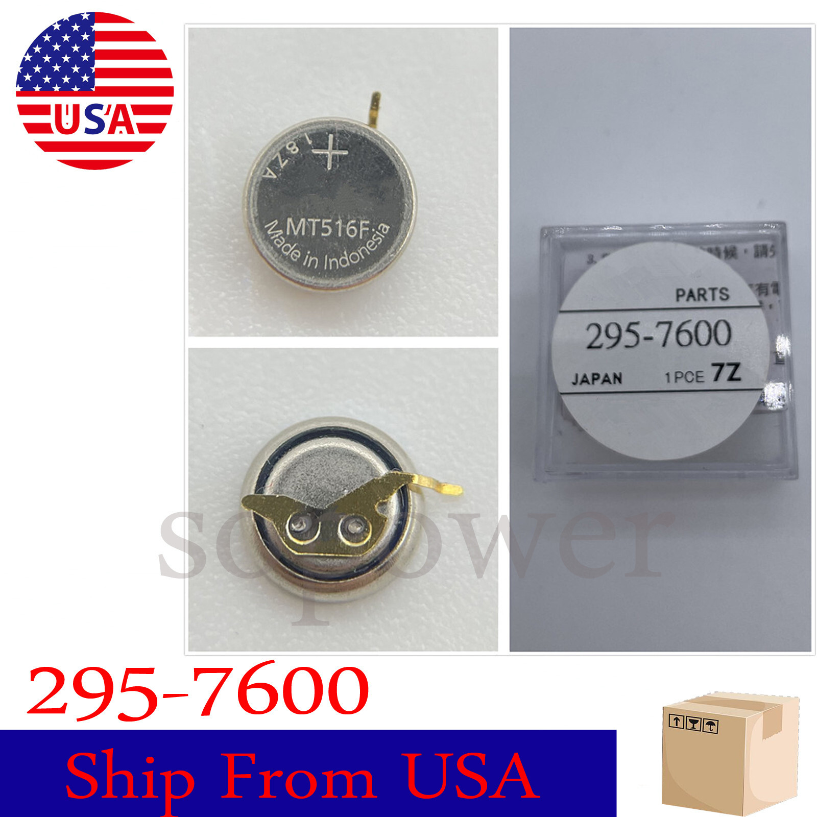 for Panasonic watch Citizen Ecodrive Battery MT516 MT516F /A930 B031 V110A 1M20A
