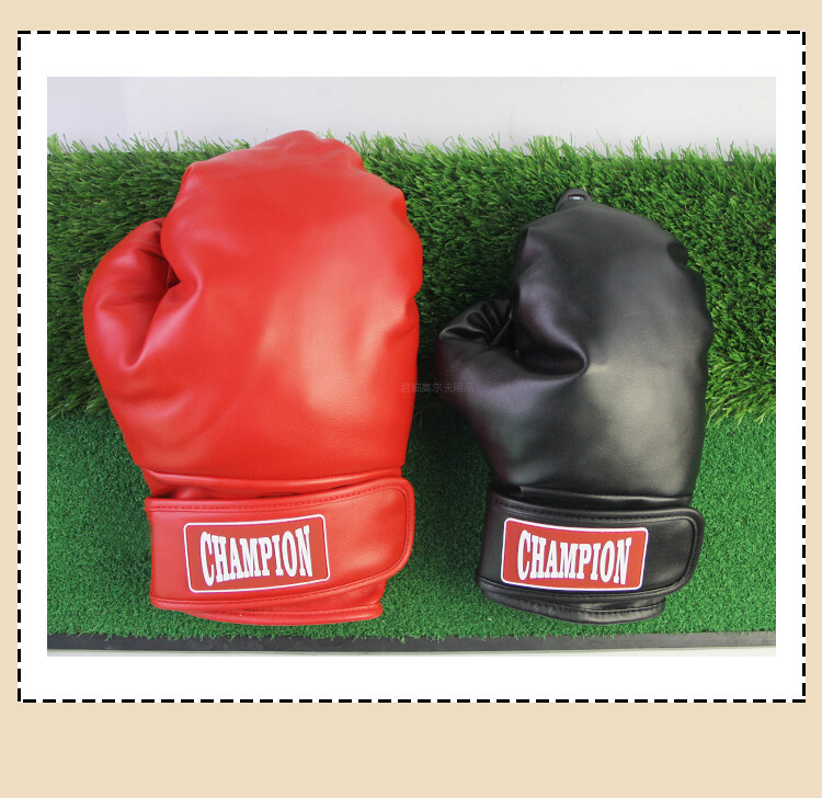 Boxing Glove Champion Red Black Driver HeadCover Golf Club Driver Fairway Cover