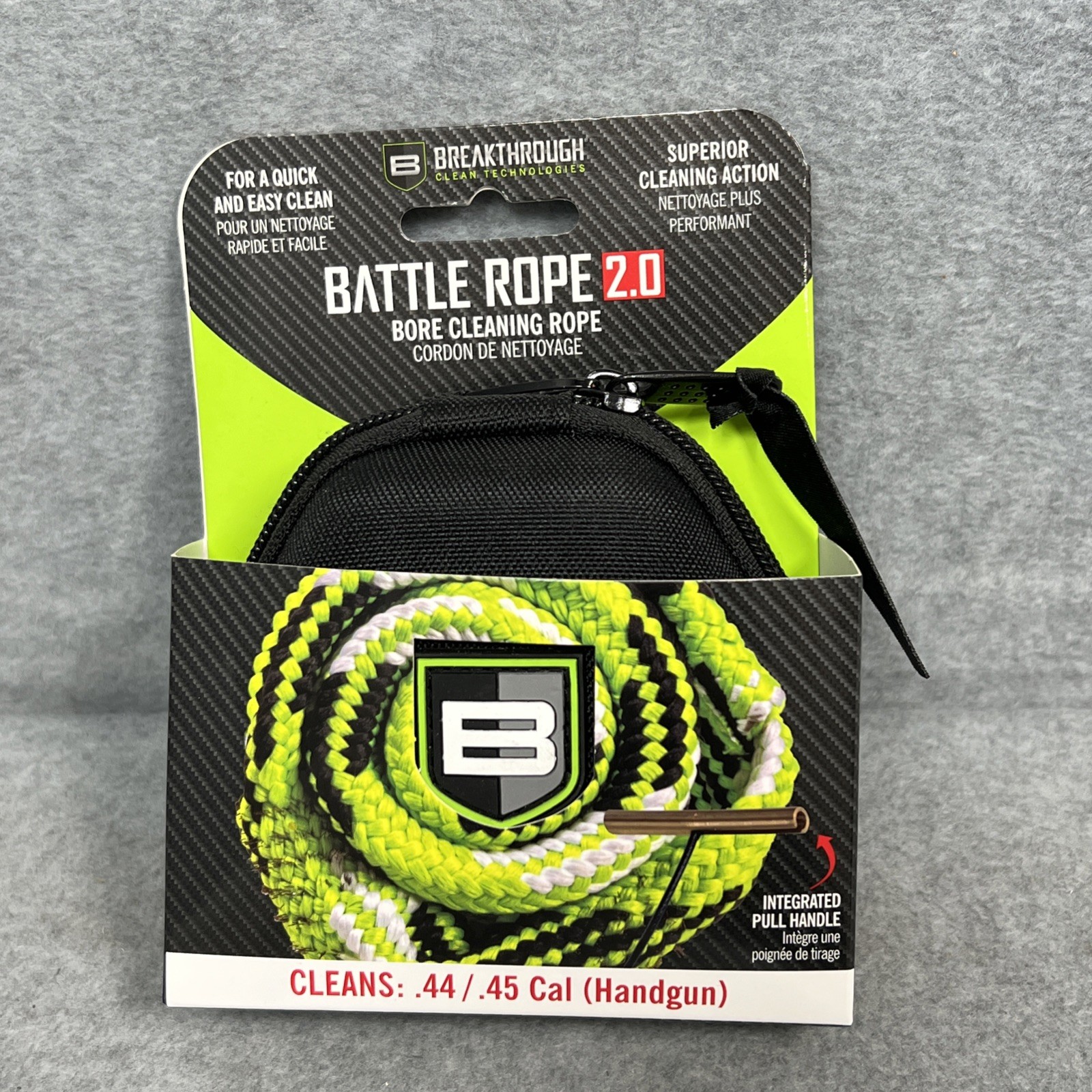 Breakthrough Battle Rope 2.0 Bore Cleaning Rope .44 .45 cal. Handgun NIP