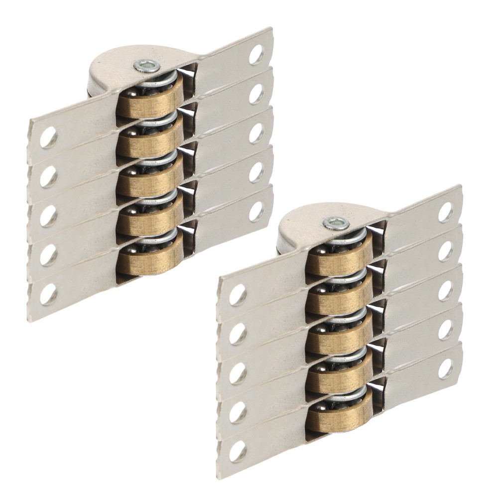 10 Pcs Cabinets Sliding Doors Pulleys Closet Rollers Replacement
