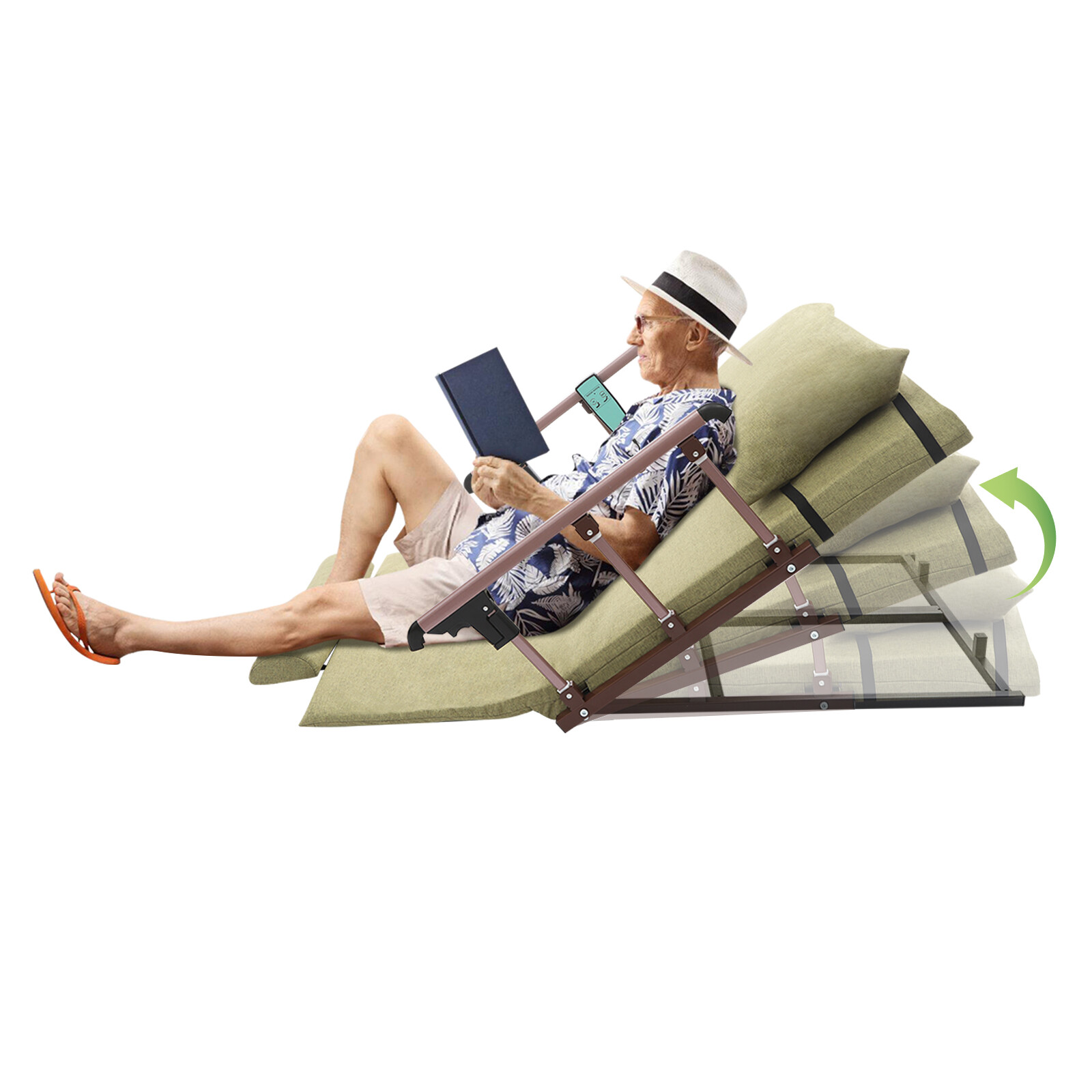 Electric Lifting Bed Backrest Lifting Bed Backrest for Pregnant Women, Elderly